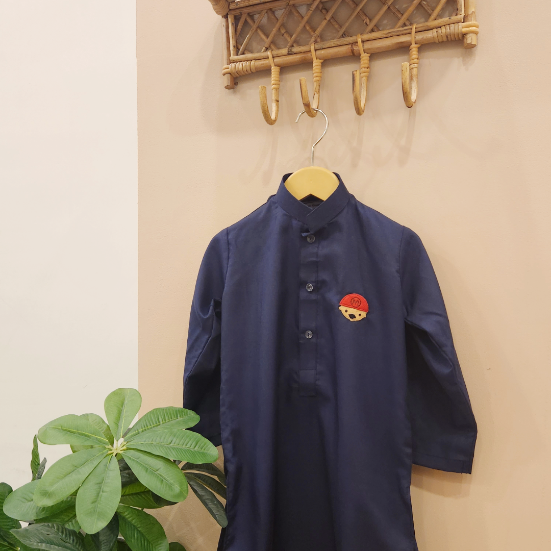 Navy Mario Kurta only