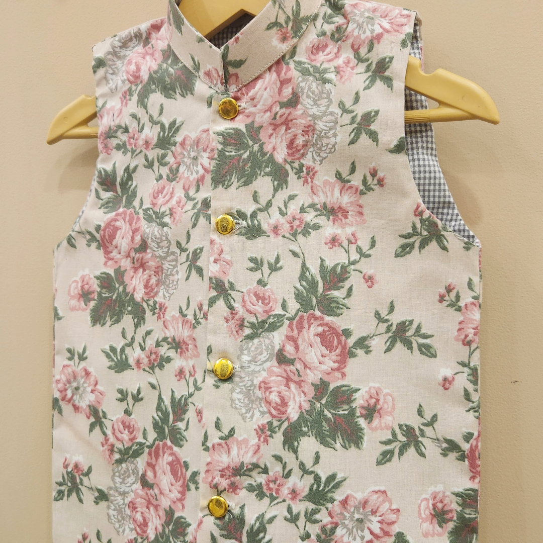 Dusky Roses Waistcoat Only