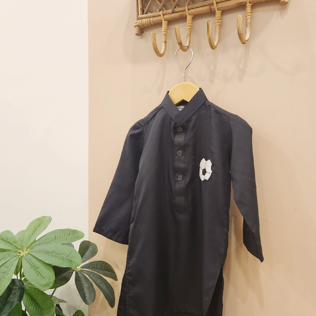 Black Football Kurta only