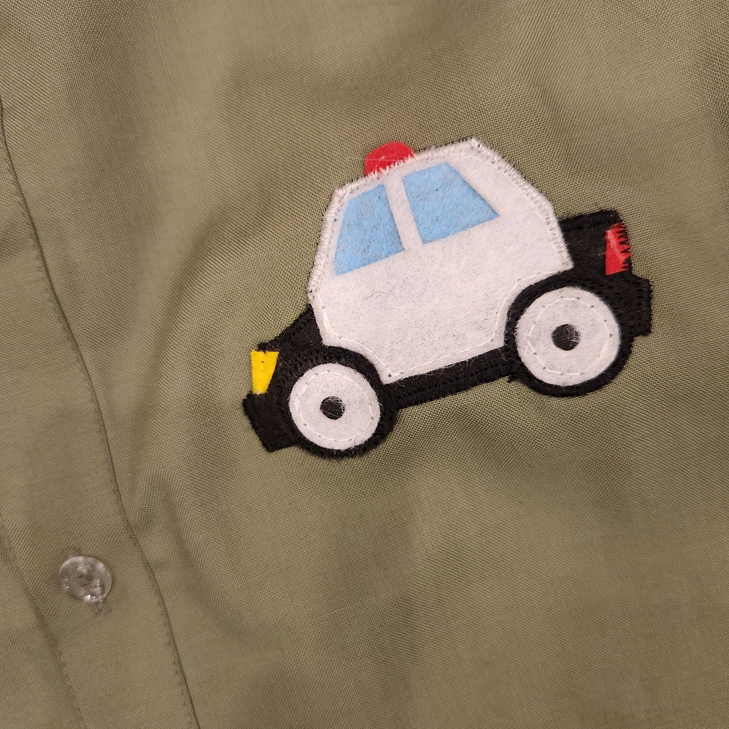 Sage Green Police Car Kurta only