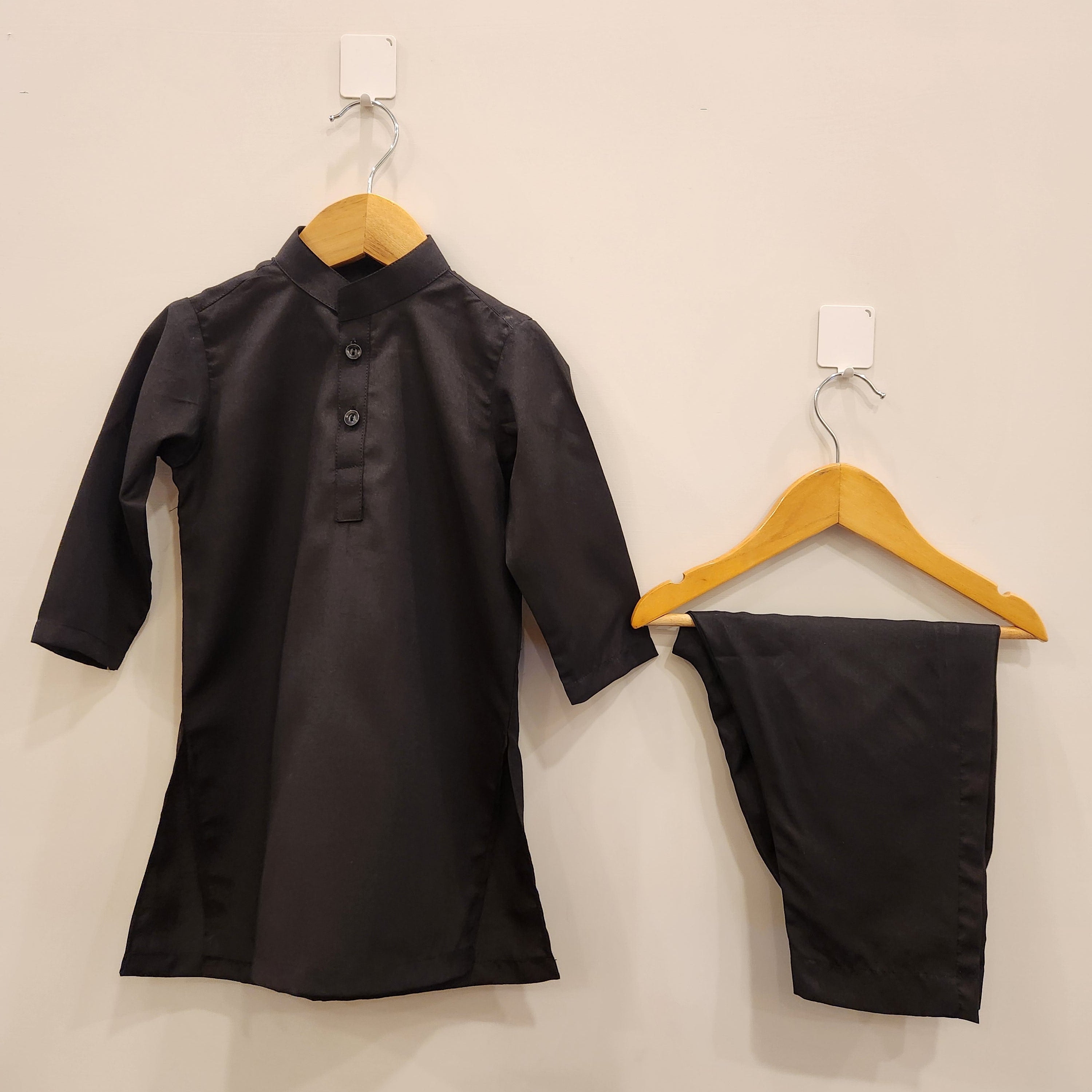 Noir Garden Waistcoat with Black Kurta Trouser