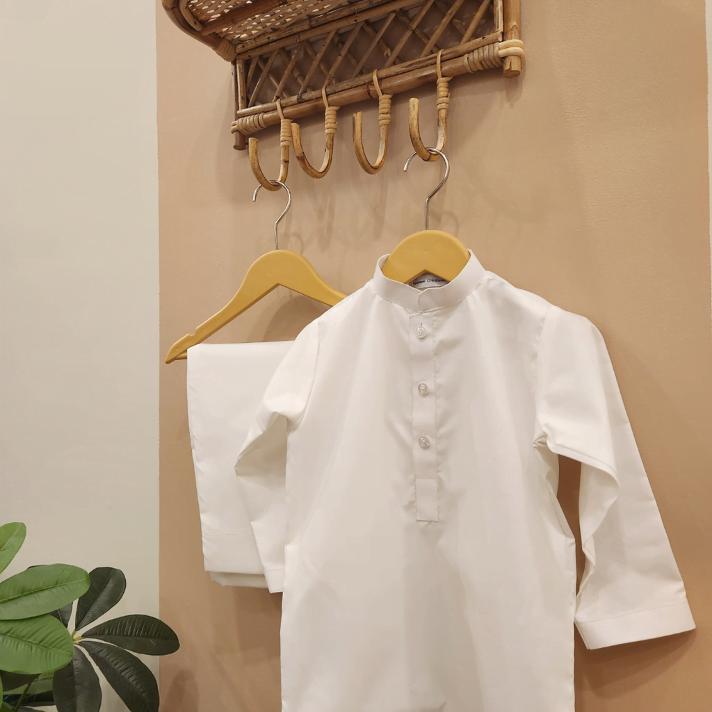 White Cotton Kurta Trouser