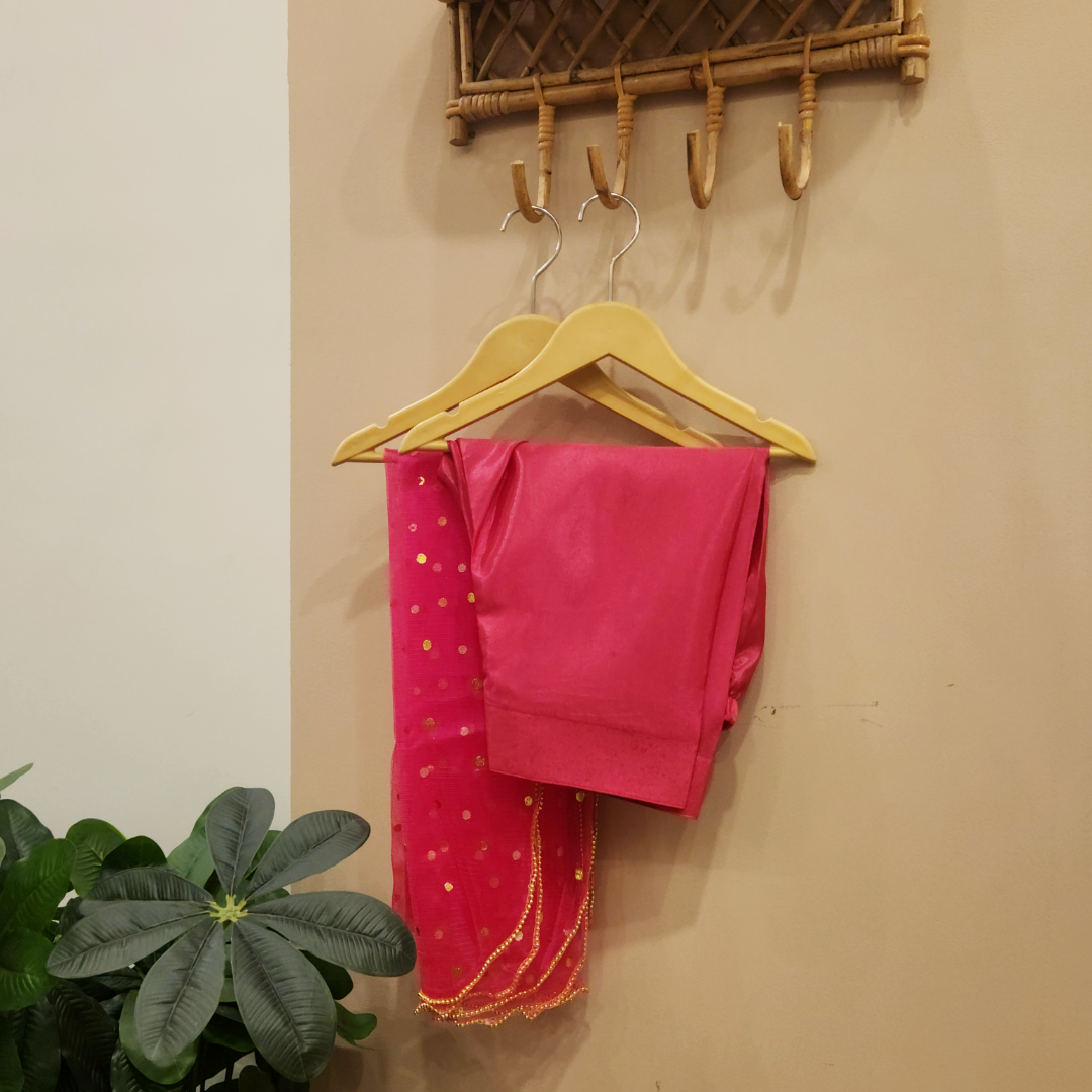 Luxe Fuchsia Silk Butterflies Set