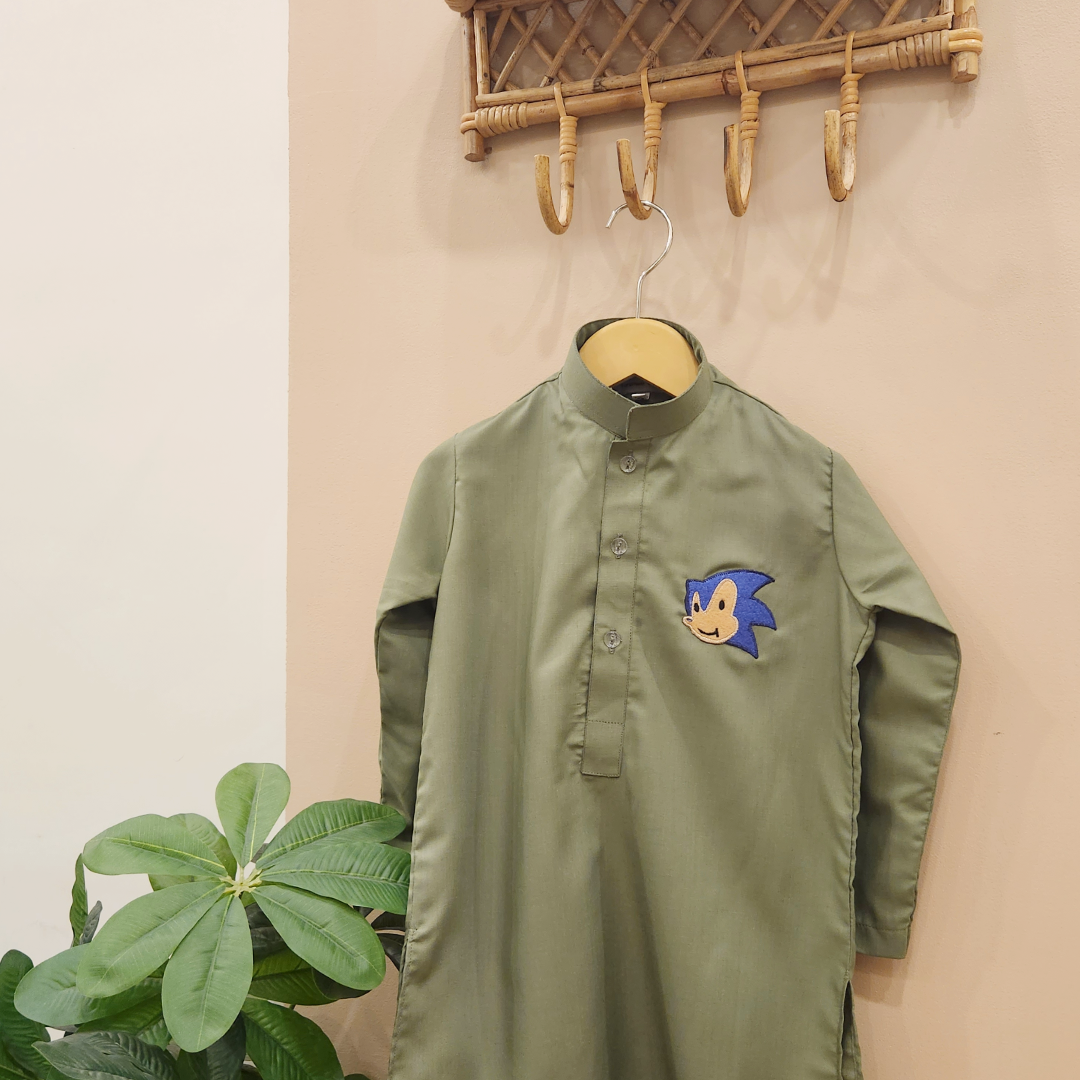 Sage Green Sonic Kurta only