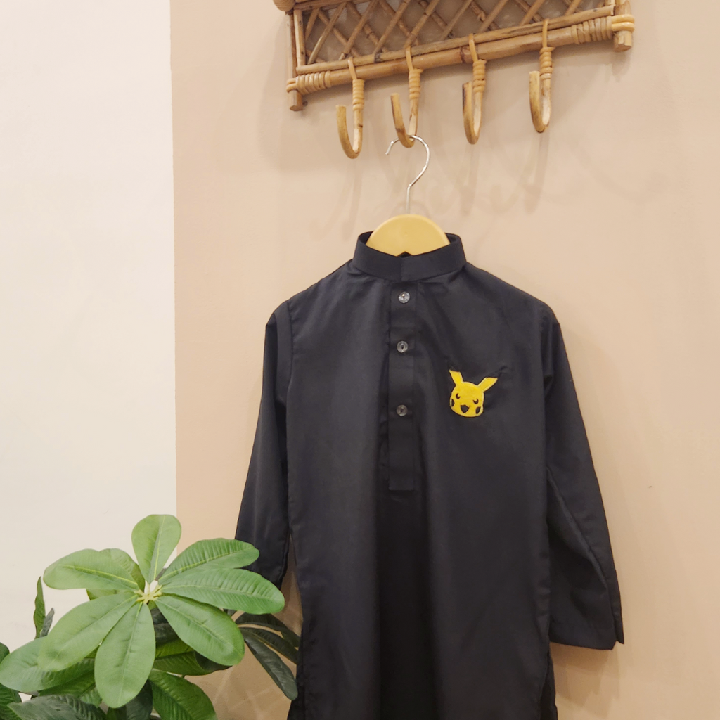 Black Pikachu Kurta only