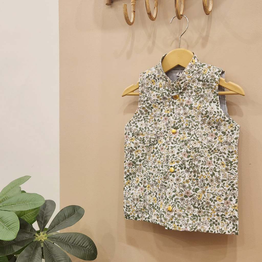 Botanical Mist Waistcoat Only