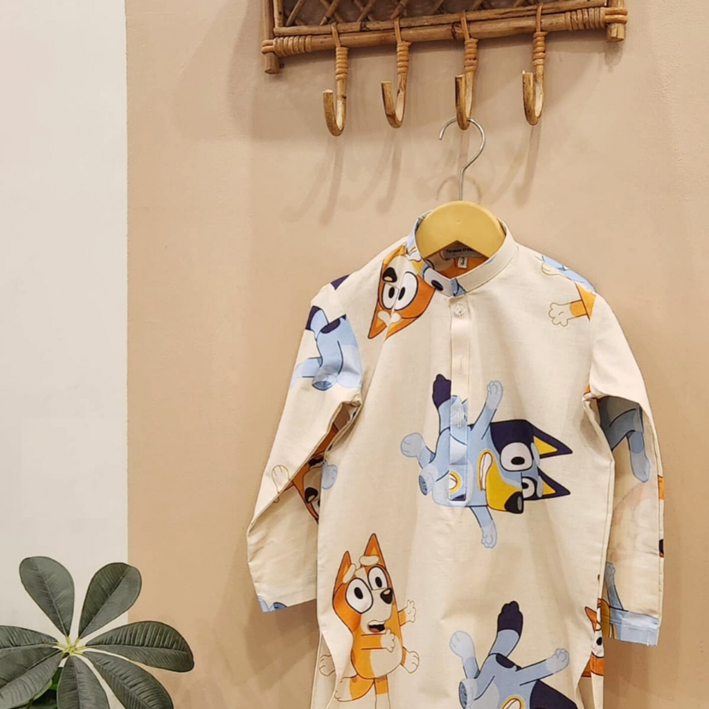 Bluey Dreamland Kurta Set