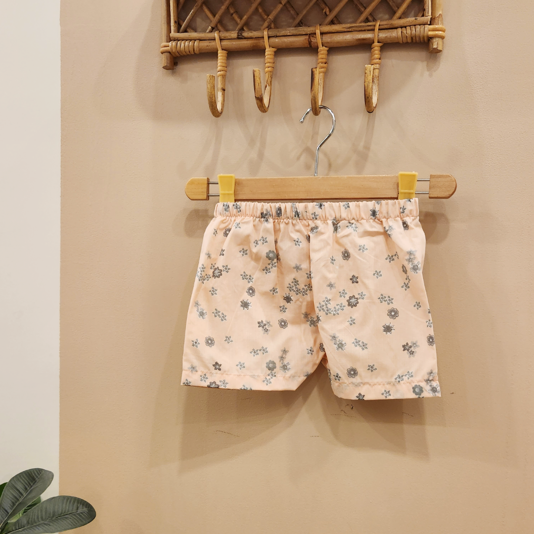 Peach Bloom Dusk Safari Suit