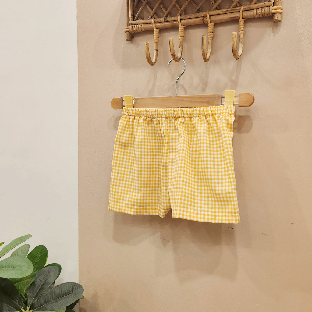 Lemon Checkmate Safari Suit