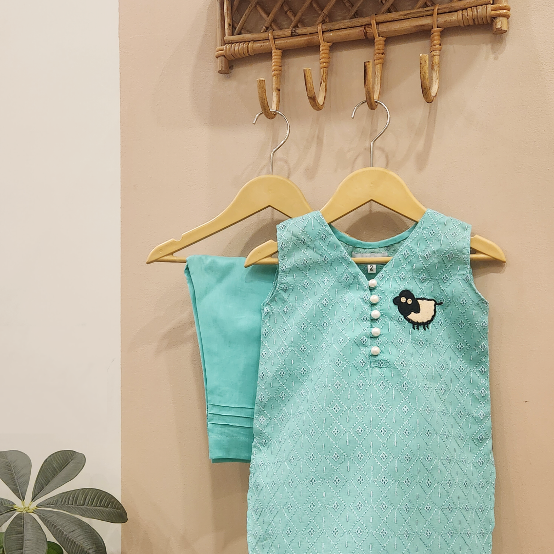 Aqua Mint Sheep Set