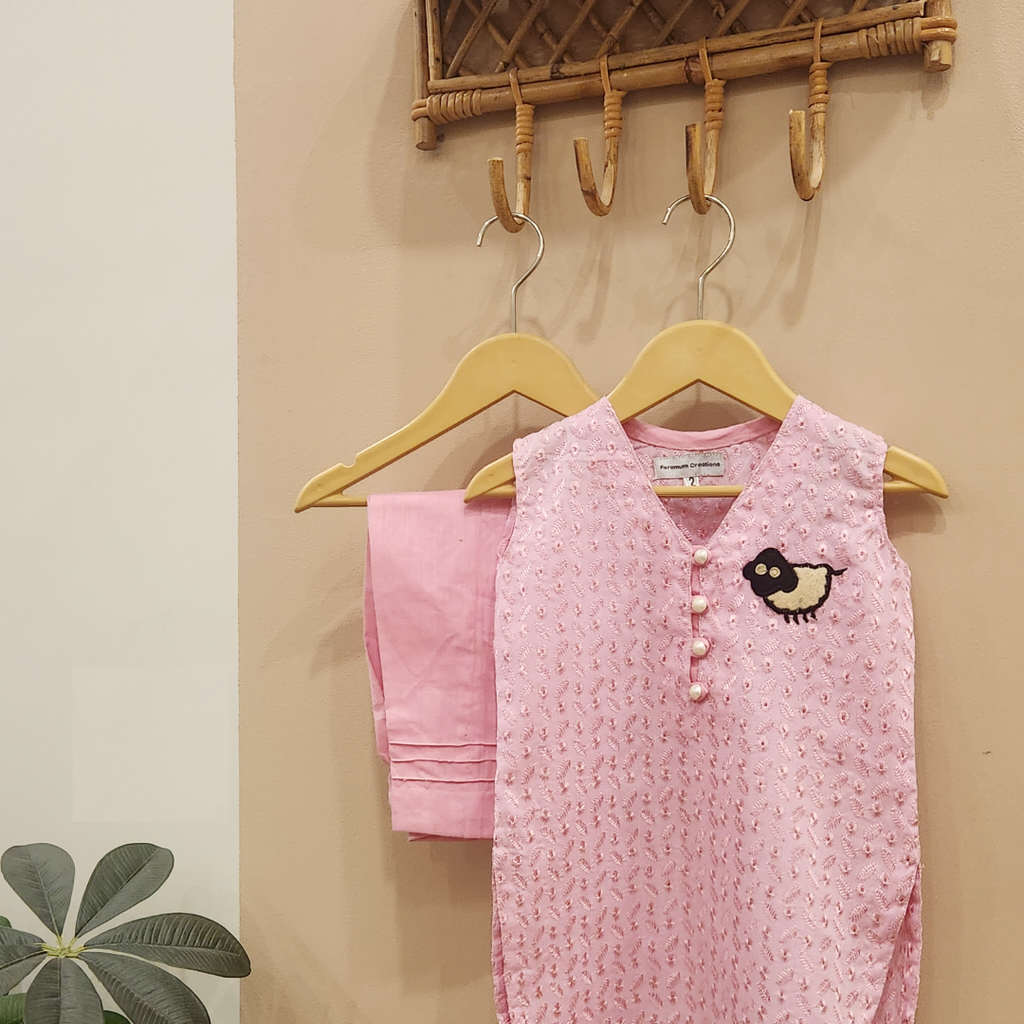 Powder Pink Sheep Set